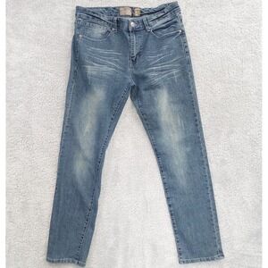 Stitches & Rivets Jeans Men's 32x30 Medium Wash Slim Mid Rise Denim Pants Casual